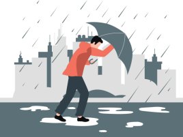 Vědci vytvořili plovoucí zařízení, které vyrábí elektřinu z dešťových kapek