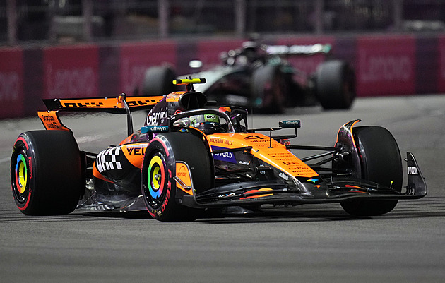 Norris zajel při zkoušce okruhu v Las Vegas nejlepší čas, trénink skončil předčasně