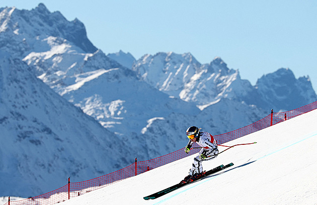 Ledecké první trénink na sjezd ve Svatém Mořici nevyšel, kralovala Vonnová