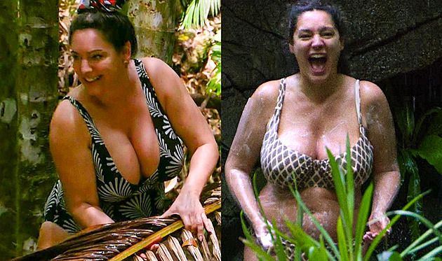 Kelly Brooková předvádí v reality show z džungle odvahu i své výrazné přednosti