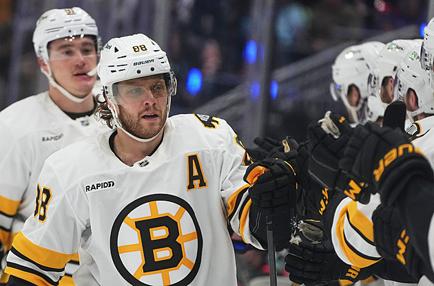 Pastrňák opět úřadoval. V české tabulce střelců už je druhý, může atakovat i Jágra