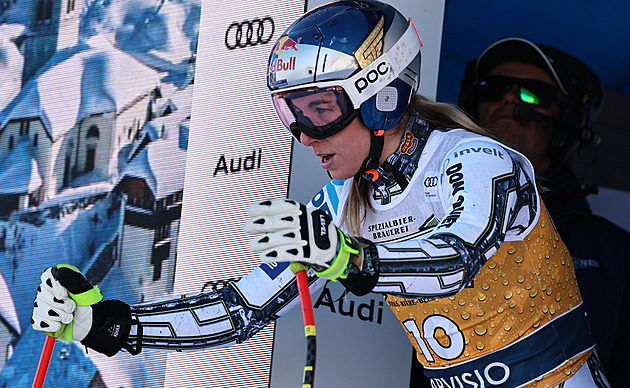 Ledecká byla v tréninku na sjezd v Tarvisiu osmá, nejrychlejší čas měla Delagová