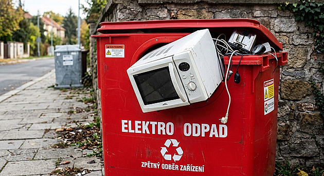 Češi třídí elektro téměř nejlépe v Evropské unii. Stále však dělají zbytečné chyby